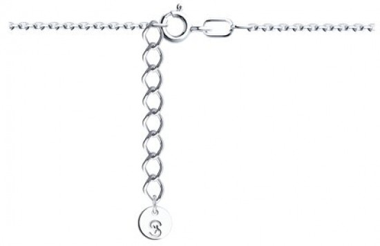 Браслет из серебра с фианитами