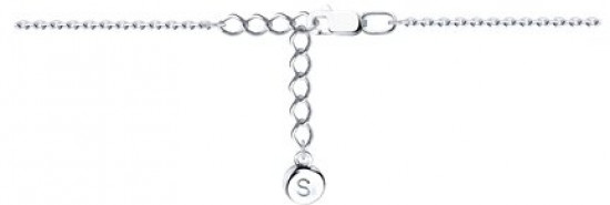 Браслет из серебра с фианитами