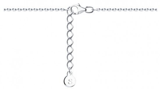 Браслет из серебра с фианитами