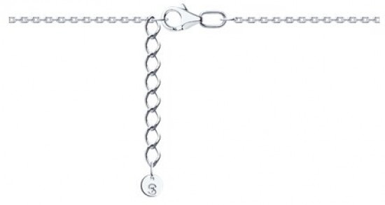 Браслет из серебра с фианитами