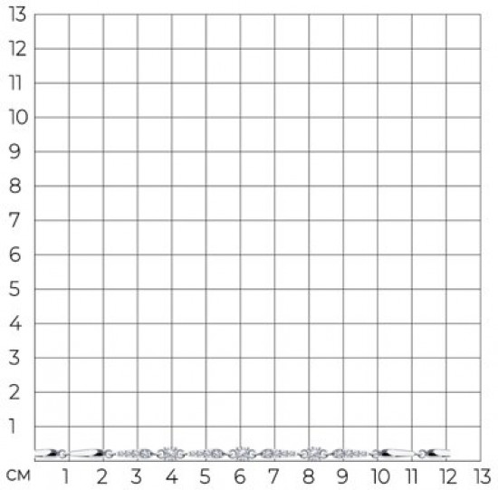 Браслет из серебра с фианитами