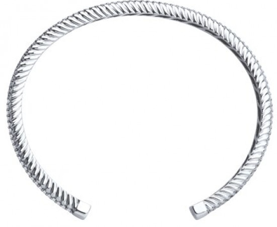 Браслет из серебра с фианитами