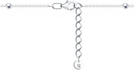 Браслет из серебра с эмалью