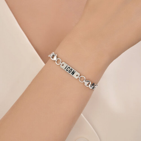 Браслет из серебра с эмалью