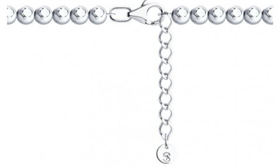 Браслет из серебра со смолой