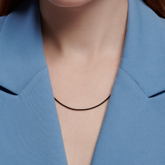 Колье из серебра