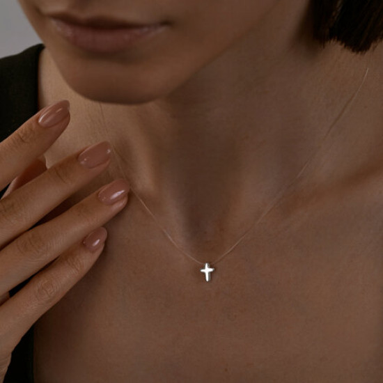 Колье из серебра