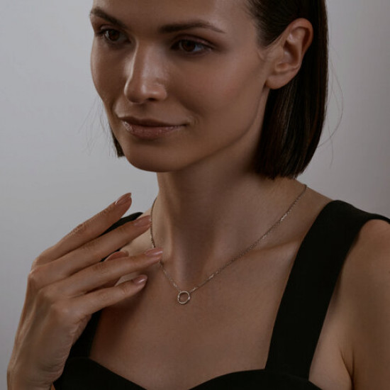 Колье из серебра