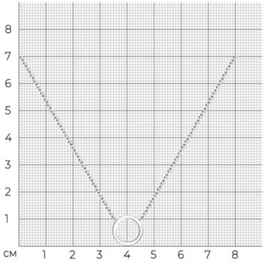 Колье из серебра