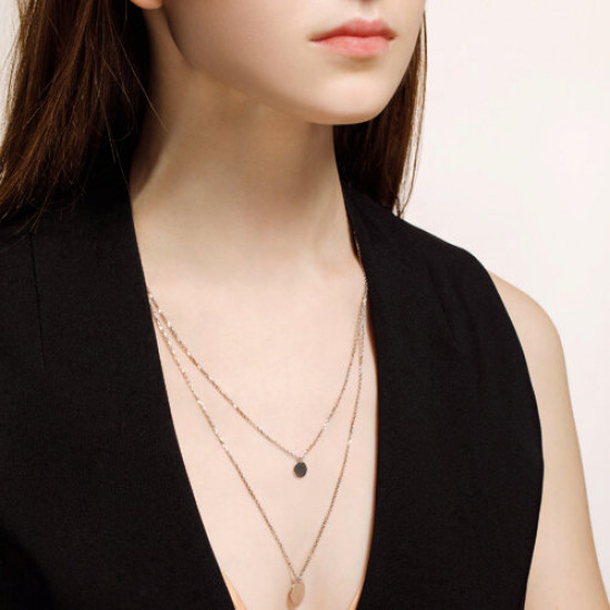 Колье из серебра