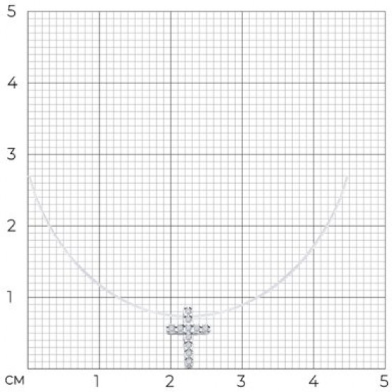 Колье из серебра с бриллиантами