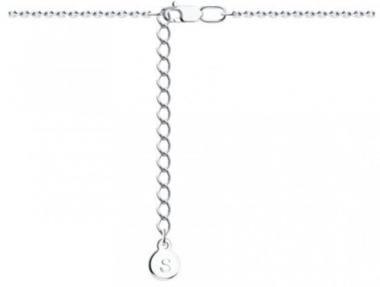 Колье из серебра с кристаллом