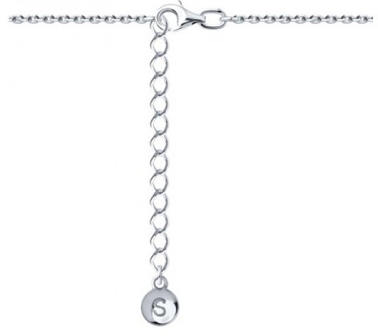 Колье из серебра с фианитами