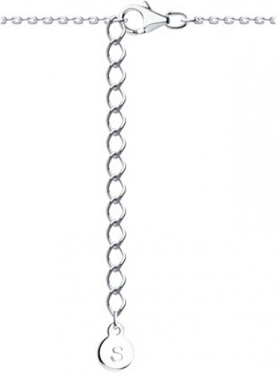 Колье из серебра с фианитами