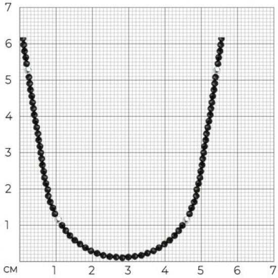 Колье из серебра со шпинелью