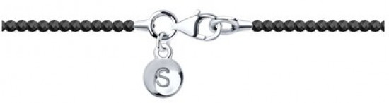 Колье из серебра со шпинелями