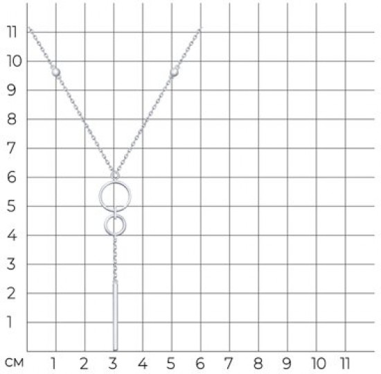 Колье из серебра с эмалью
