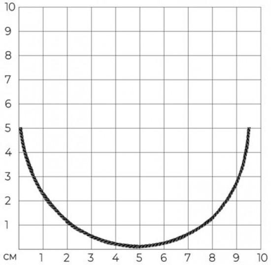 Шнурок-колье со вставкой из серебра