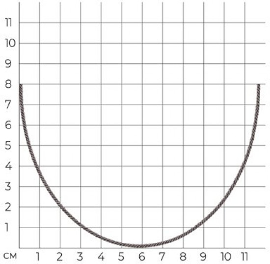 Шнурок-колье со вставкой из серебра
