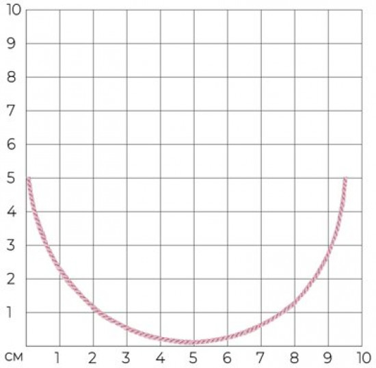 Шнурок-колье со вставкой из серебра