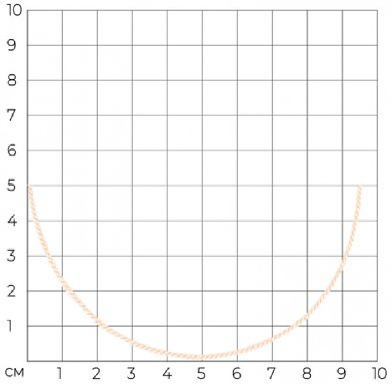 Шнурок-колье со вставкой из серебра
