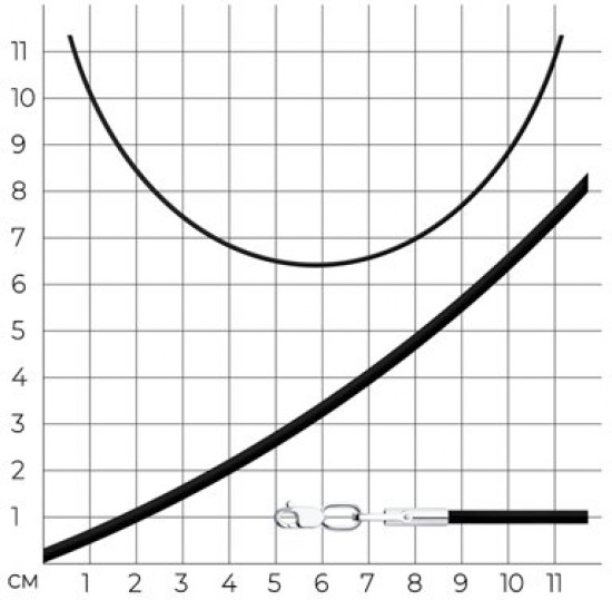 Шнурок-колье со вставкой из серебра