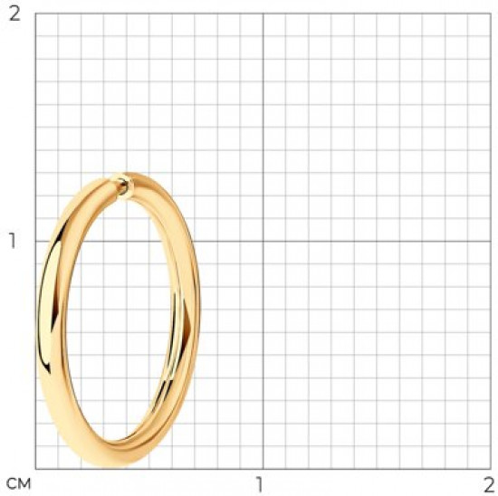 Серьга из серебра