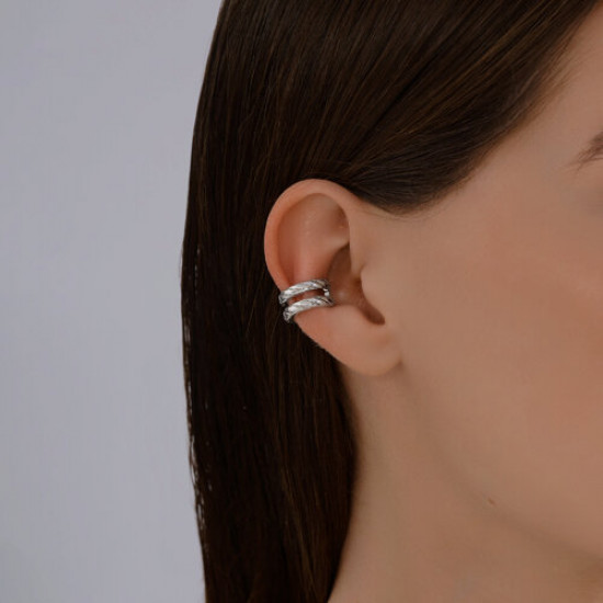 Серьга из серебра