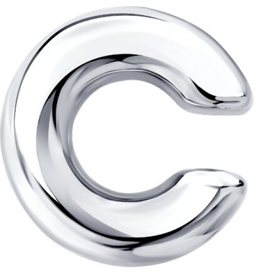 Серьга из серебра