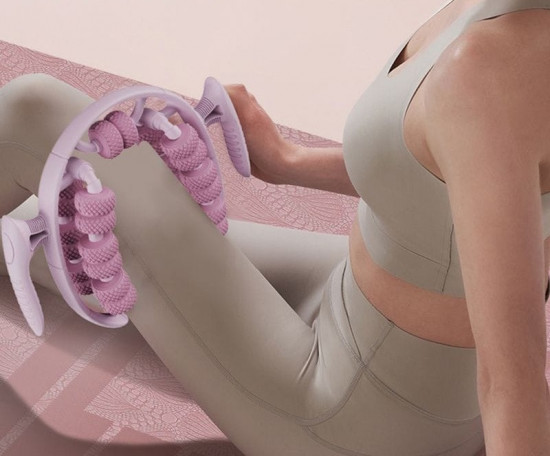 Кольцевой роликовый массажер для рук и ног