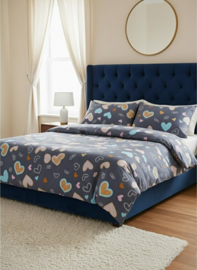 Комплект постельного белья «Сердечки»