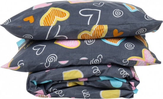 Комплект постельного белья «Сердечки»