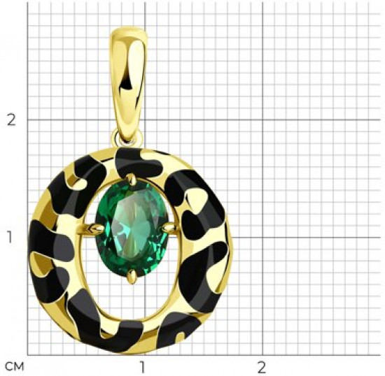 Подвеска из серебра