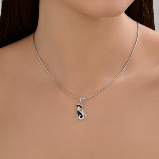 Подвеска из серебра с эмалью