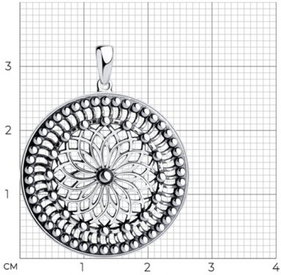 Подвеска из серебра