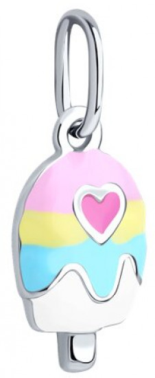 Подвеска из серебра с эмалью