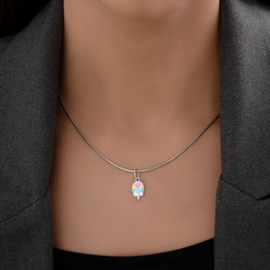 Подвеска из серебра с эмалью