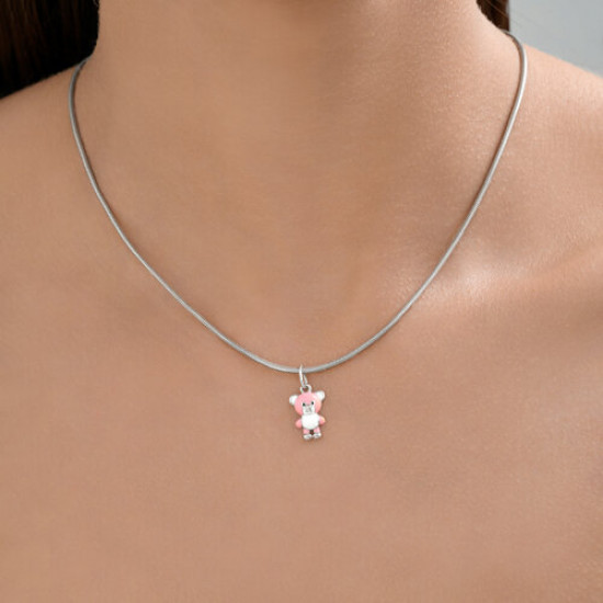 Подвеска из серебра с эмалью