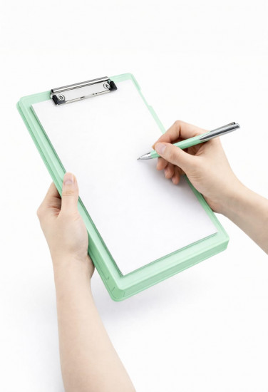 Папка-планшет с зажимом и боксом для документов