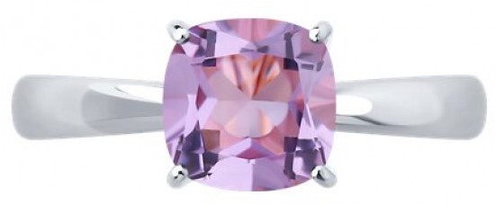 Кольцо из серебра с аметистом