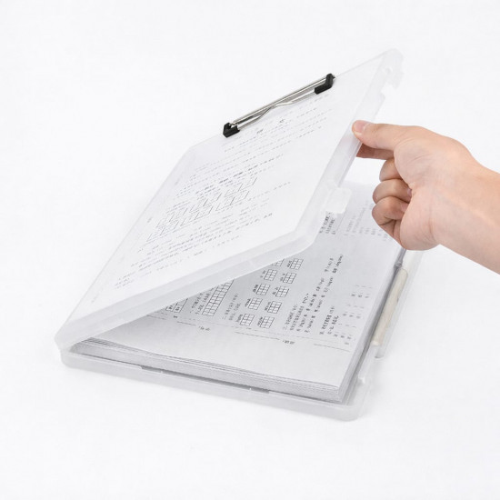 Папка-планшет с зажимом и боксом для документов