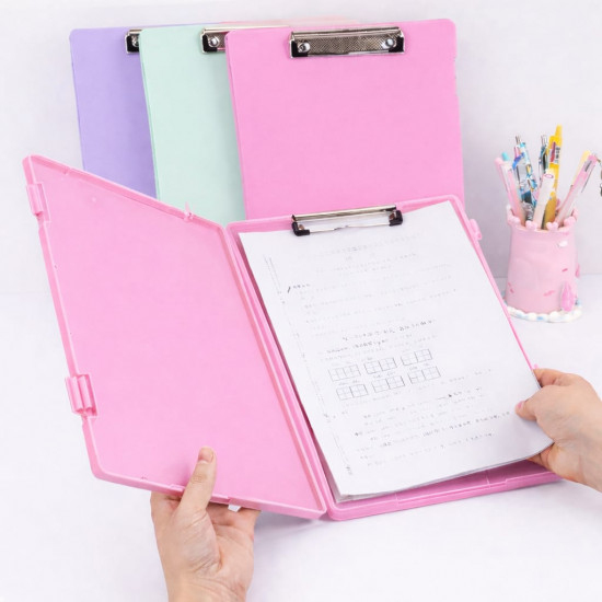 Папка-планшет с зажимом и боксом для документов