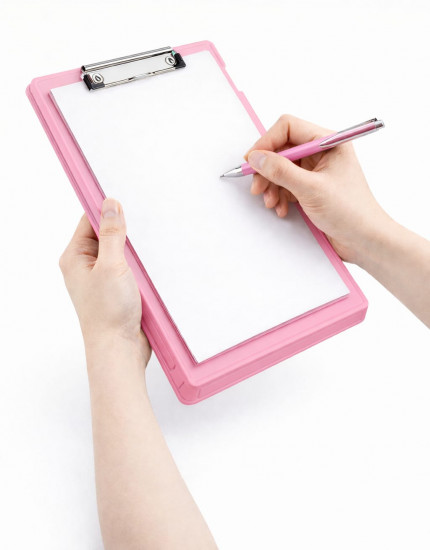 Папка-планшет с зажимом и боксом для документов