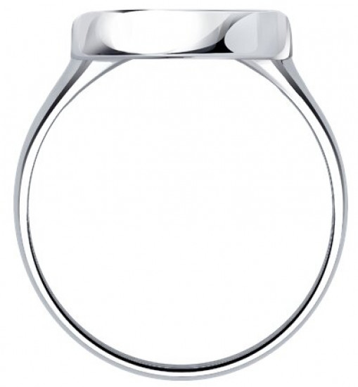 Кольцо из серебра с кристальной тканью