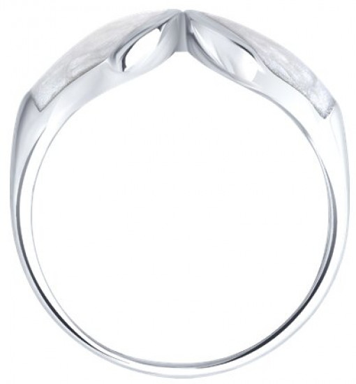 Кольцо из серебра с эмалью