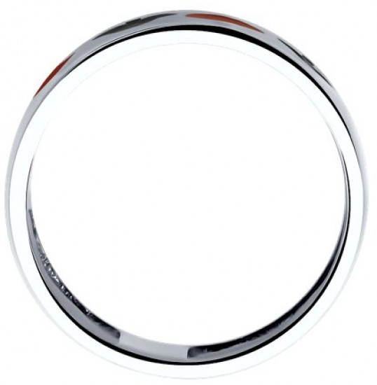 Кольцо из серебра с эмалью