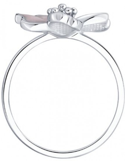 Кольцо из серебра с эмалью