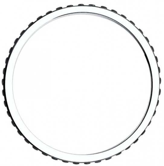 Кольцо из серебра с фианитами