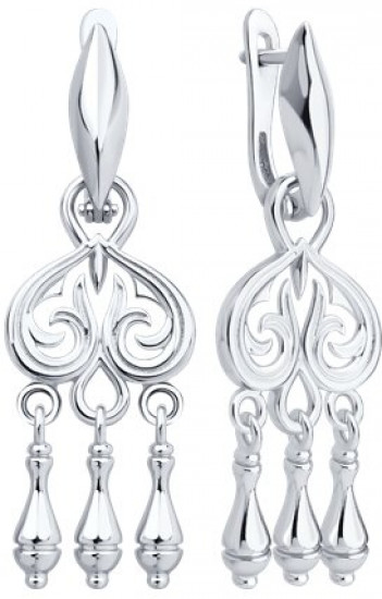 Серьги из серебра