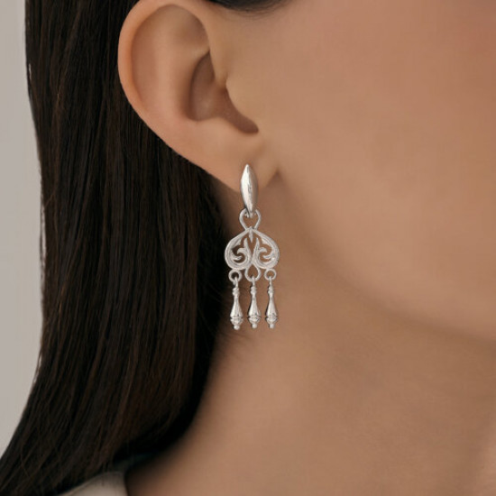 Серьги из серебра